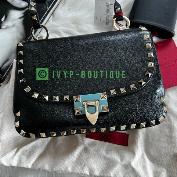 Valentino Garavani Rock Stud Small Shoulder Bag - Picture 2 of 13